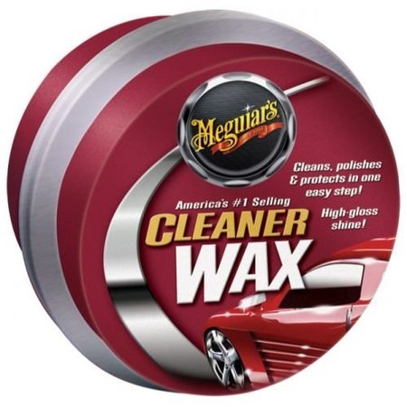 MEGUIARS WAX Cleaner and Wax, Paste, 14 Ounce Can, Without Applicator A1214
